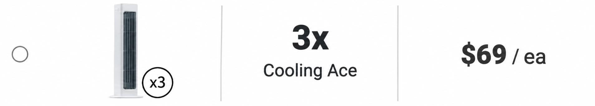 cooling ace unit 3